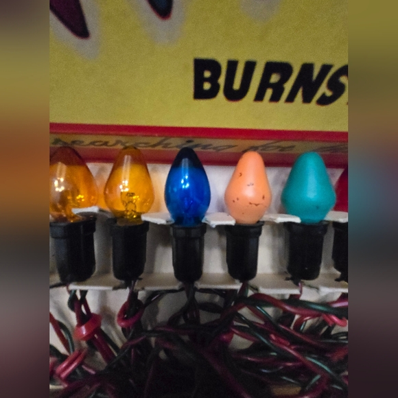 Vtg NOMA Christmas String Lights Late 40s–Early 50s Original Box Tested Working - Picture 6 of 10